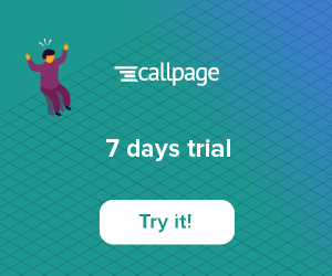 CallPage banner ad